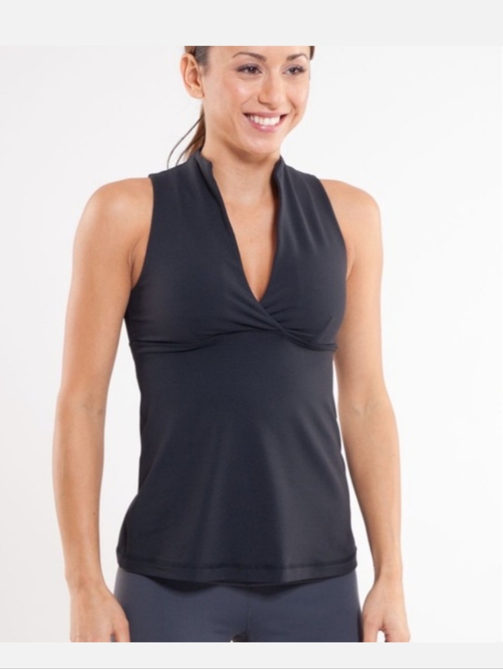 Lululemon Whisper Tank Top Women's 4 Wet Dry Warm Yoga Workout Gym